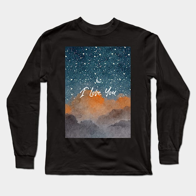 I love you Long Sleeve T-Shirt by BZART